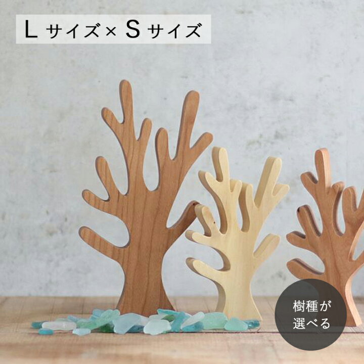 楽天市場】サンゴ 珊瑚 オブジェ Lサイズ×Sサイズセット 全4種類 
