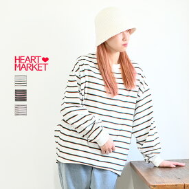 ≪SALE 40%OFF≫【GENTIL】後ぽっこりボーダーロンTEEレディース トップス Tシャツ マルチボーダー リンガーT ホワイト チャコール グレージュ 綿