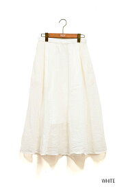 【7/10(木)限定店内全品ポイント5倍】＼在庫わずか／≪SALE 50%OFF≫切替スカートレディース ボトムス スカート 切替 ふんわり 綿 ナイロン 春 夏 透けスカート ガーゼ 白 黒 ホワイト ブラック SALE残りわずか/bt/hb