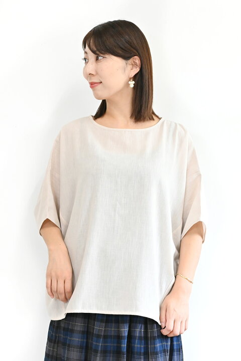 楽天市場】≪OUTLET SALE 70%OFF≫リネン風ドルマンプルオーバー  