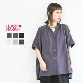 ≪SALE 50%OFF≫リネン風前開きスキッパーブラウスレディース トップス ブラウス スキッパーカラー ギャザー/st/hm5