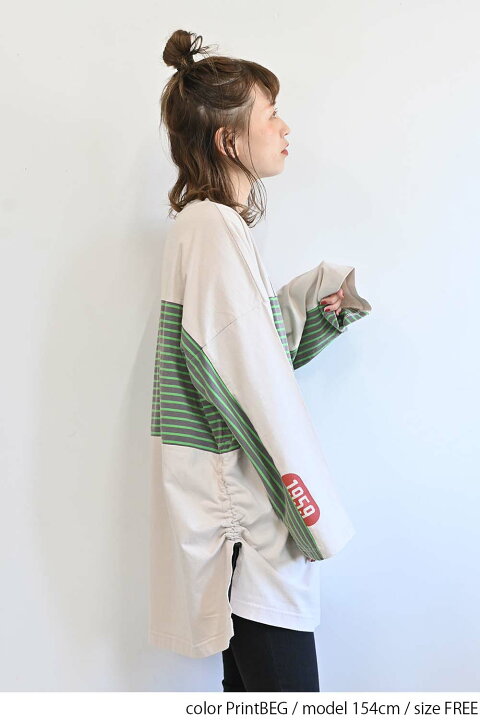 楽天市場】≪SALE 50%OFF≫【Classic byGENTIL】ボーダー切替リメイク 