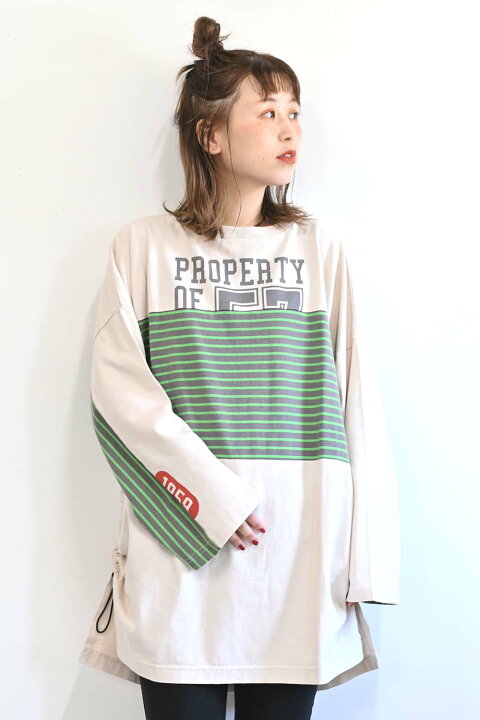 楽天市場】≪SALE 50%OFF≫【Classic byGENTIL】ボーダー切替リメイク 