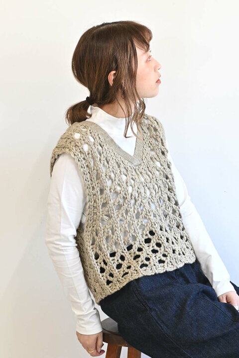 楽天市場】≪SALE 50%OFF≫ほっこりニットベストレディース トップス  