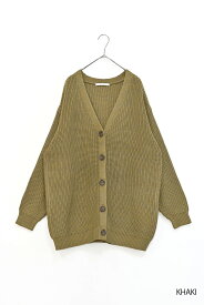 【7/10(木)限定店内全品ポイント5倍】≪SALE 50%OFF≫畦編みMIXニットカーディガンレディース カーディガン 羽織り シンプル 大人可愛い カジュアル ナチュラル ポリエステル アクリル ナイロン ウール カーキ ネイビー SALE商品/st/kn