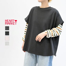 ≪SALE 30%OFF≫OE裏毛ゆるベストレディース トップス ベスト 裏毛 クルーネック ベージュ グレー チャコール ブラック 綿 ポリエステル ポリウレタン/ky09/mt/9ko