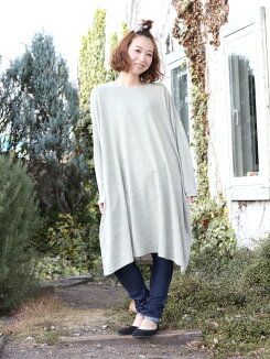 クリスマス限定!税別3000円以上で店内送料無料≪12/25発売≫\WINTERSALE50%OFF/チェックポケットワンピースレディース,ワンピース,ワンピ,ロングニットソー,体型カバー,チェック,ポケット,ハトマスト
