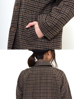 ≪まとめ買いクーポン開催中≫\WINTERSALE30%OFF/チェックコート1812レディース,アウター,コート,チェスターコート,羽織り,シングル,チェック,ギンガムチェック,グレンチェック,秋冬トレンド,キレイ目