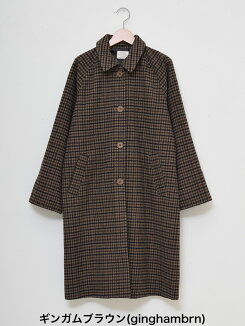 ≪まとめ買いクーポン開催中≫\WINTERSALE30%OFF/チェックコート1812レディース,アウター,コート,チェスターコート,羽織り,シングル,チェック,ギンガムチェック,グレンチェック,秋冬トレンド,キレイ目