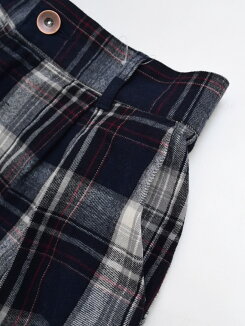 \WINTERSALE30%OFF/起毛ビエラガウチョレディース,ボトムス,ガウチョパンツ,ワイドパンツ,チェック,秋冬トレンド,カジュアル,ハトマスト,ナチュラル