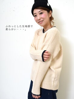 ≪12/20発売≫\WINTERSALE30%OFF/ライン入りVネックプルオーバーレディース,トップス,プルオーバー,無地,ドルマン,ライン入り,ナチュラル,長袖,Vネック,秋冬トレンド,ニット,柔らかい