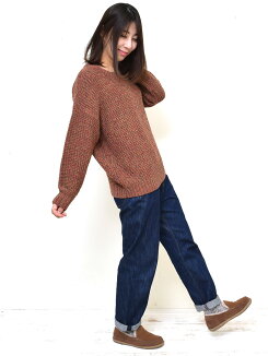 ≪1/8発売≫\WINTERSALE30%OFF/MIXニットドルマンプルオーバーレディース,トップス,ニット,ハトマ定番,冬,大人カジュアル,気になる体型カバー,MIX