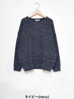 ≪1/8発売≫\WINTERSALE30%OFF/MIXニットドルマンプルオーバーレディース,トップス,ニット,ハトマ定番,冬,大人カジュアル,気になる体型カバー,MIX