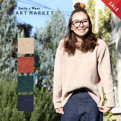 ≪12/15発売≫\WINTERSALE30%OFF/ベロアモールプルオーバーレディース,プルオーバー,ハトマスト,ナチュラル,長袖,冬,温かい,気になる体型カバー,秋冬トレンド,ニット,モール,あったか素材,トレンド,キレイめ