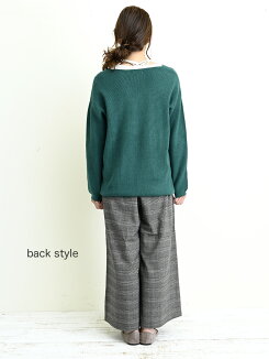 クリスマス限定!税別3000円以上で店内送料無料\WINTERSALE30%OFF/肩落ちゆるVネックプルオーバーハトマスト,ナチュラル,長袖,冬,温かい,ニット,無地,あったか素材,トレンド