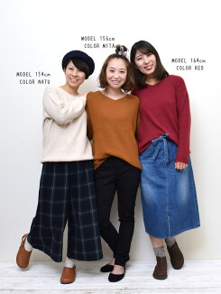 クリスマス限定!税別3000円以上で店内送料無料\WINTERSALE30%OFF/肩落ちゆるVネックプルオーバーハトマスト,ナチュラル,長袖,冬,温かい,ニット,無地,あったか素材,トレンド
