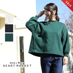≪12/20発売≫\WINTERSALE30%OFF/サイド切替裏毛ゆったりプルオーバーレディース,トップス,プルオーバー,切替,カジュアル,秋冬トレンド,ゆったり,気になる体型カバー,冬のおでかけコーデ,起毛