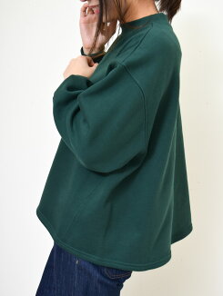 ≪12/20発売≫\WINTERSALE30%OFF/サイド切替裏毛ゆったりプルオーバーレディース,トップス,プルオーバー,切替,カジュアル,秋冬トレンド,ゆったり,気になる体型カバー,冬のおでかけコーデ,起毛