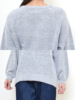 ≪12/26発売≫\WINTERSALE30%OFF/ブークレクルーネックプルオーバーレディース,クルーネック,プルオーバー,ブークレ,体型カバー,無地,ハトマスト,ニット,気になる体型カバー,冬のおでかけコーデ,ナチュラル