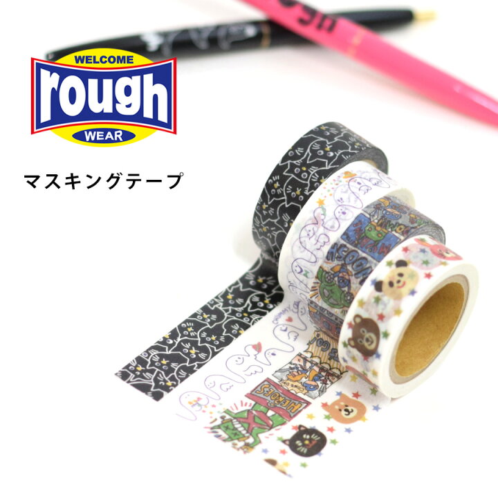 楽天市場 Rough マスキングテープ文房具 シール 小物 ラフ Rough Heart Market 楽天市場店
