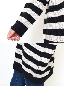 \WINTERSALE50%OFF/ニットドルマンチュニック-3レディース,トップス,チュニック,ドルマン,ニット,カジュアル,チュニック丈,やわらか,気になる体型カバー,ハトマスト,ボーダー,無地
