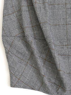 \最大20%OFFクーポン開催中/ビエラ起毛チェックたまごチュニック1812レディース,トップス,チュニック,起毛,たまご,体型カバー,ハトマスト,カジュアル,秋冬