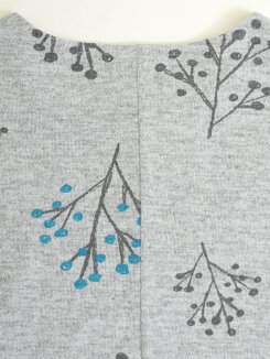 \WINTERSALE30%OFF/小枝柄チュニックレディース,トップス,チュニック,小枝,総柄,春,冬,ゆったり,気になる体型カバー,ハトマスト