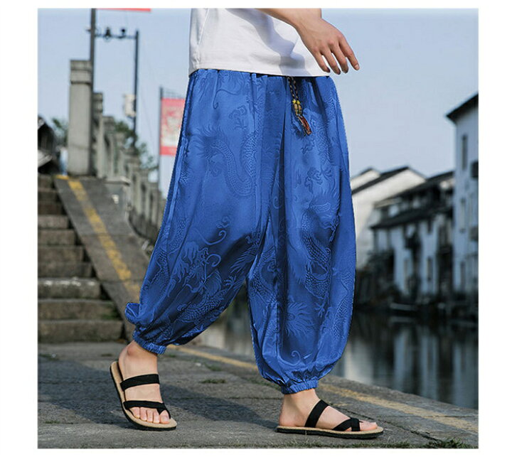 楽天市場】サルエルパンツ メンズ 夏服 アラジンパンツ クロップド 