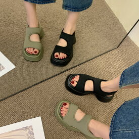 【期間限定・クーポン利用で10%OFF】サンダル スポーツ レディース きれいめ スポーツサンダル 厚底 歩きやすい 厚底サンダル サンダル スポサン コンフォートサンダル スニーカーサンダル つっかけ 靴 シューズ アウトドア おしゃれ 人気 カジュアル 通勤 防滑 美脚 軽量