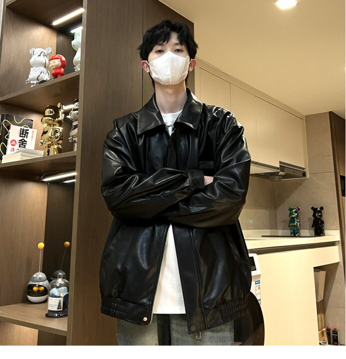 楽天市場】【メンズライダースジャケット/M-3XL】 ゆったり PU レザー 