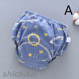 トレーニングパンツ 4層 1枚 パンツ ガーゼ 防水層付 対策 通気性 トイトレ トレパン 布おむつ TATOYA 男の子 キッズ ベビー 下着