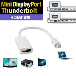 Mini DisplayPort to HDMI ϊ P[u A_v^ ~jDP Thunderbolt HDMI ϊA_v^ ϊP[u FULL HD 1080p MacBook Air [g[N j^[ ϏՌ  ꂢ
