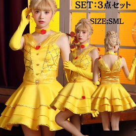 プリンセス ドレス 大人 ハロウィン コスプレ レディース コスチューム アニメ キャラクター おとぎ話 忘年会 クリスマス パーティー イベント なりきり お姫様