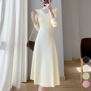 クロス ニットワンピース レディース長袖 レディース スニーカー 厚底 ウォーキング おしゃれ キレイめ 白 黒 可愛い 軽量 疲れない かわいい 30代 40代 50代 60代