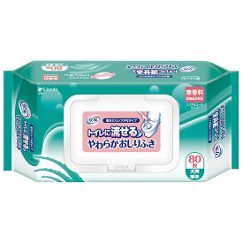 おしり拭き リフレ トイレに流せるやわらか おしりふき フタ付 / 92104 80枚 からだふき お尻拭き お尻ふき おしりふき ウェットティッシュ【返品不可】