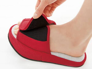 ゆるみ対策スリッパ キュキュッパ レッド 健康サンダル スリッパ 骨盤底筋 鍛える サンダル 室内履き 内転筋 外肛門括約筋 ゆるみ 骨盤底筋エクササイズ 骨盤底筋トレーニング 尿もれ 尿漏