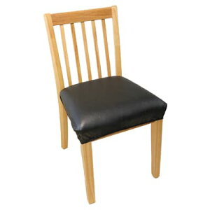 レザー調フィットチェアカバー 同色2枚組 イスカバー チェアカバー 椅子カバー 座面のみ 座面 一人掛け 2枚セット 椅子 イス カバー おしゃれ 誕生日 プレゼント ギフト 贈り物 グッズ おす