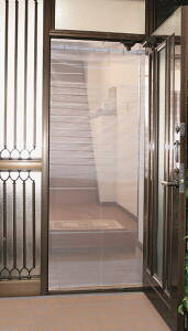 【直送品】【代引き不可】全開式 玄関用取り付け簡単網戸 TQ-2 網戸 玄関網戸 川口技研 玄関 虫 虫よけ 虫除け 対策 網戸カーテン 突っ張り棒 グッズ おすすめ 通販 人気