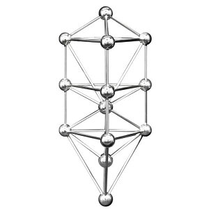 ユニカ 模型 3Dカバラ パドマ ステンレス 開運インテリア 開運グッズ 開運 インテリア 開運祈願 生命の樹 お守り 精神 心 浄化 スピリチュアル カタカムナ 丸山式 丸山先生 丸山修寛先生 Yunica