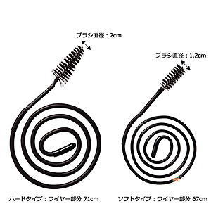 毛づまりごっそりパイプ職人スリム 掃除用ブラシ 掃除用具 排水溝 排水口 汚れ 掃除 パイプ パイプ掃除 排水口掃除 グッズ おすすめ 人気