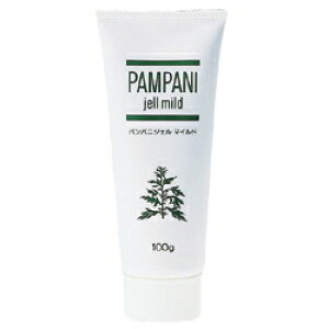 パンパニ ジェルマイルド 100g ボディクリーム ボディケア ボディ用ジェルよもぎ 保湿 保湿ジェル ヨモギ ヨモギエキス 無香料 無着色 無添加 鉱物油フリー 弱酸性 低刺激 デリケート 乾燥肌