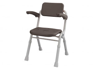 パナソニック シャワーチェア ユクリア Air コンパクトSPワンタッチ 入浴介助用品 介護用品 介護用風呂椅子 バスチェア シャワーチェアー 折りたたみ 入浴用品 背もたれ ひじかけタイプ コン