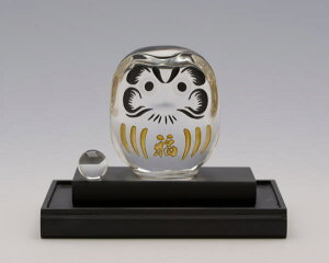 【1ヵ月前後予約】【代引き不可】甲州水晶貴石細工 福だるま 開運インテリア 開運 守護 水晶 だるま 彫刻 七転八起 縁起物 水晶彫刻 伝統工芸士 守護グッズ 開運グッズ 家内安全 商売繁盛