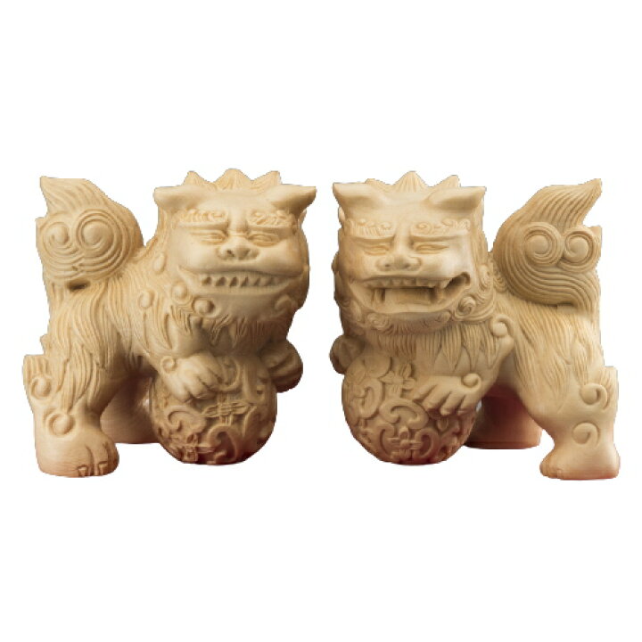 楽天市場 代引き不可 天然檜彫り 獅子狛犬 二体一対 907 2 彫刻 葉偉混作 獅子 狛犬 守護神 魔除け 木彫 幸運 福運 開運 檜 幸運グッズ 開運グッズ 家宅繁栄 家内安全 ハートドロップ
