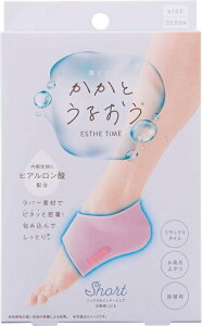 かかとうるおうエステタイム ショート 1足組 フットケア用品 かかと ガサガサ 乾燥対策 足裏 角質 つるつる 対策 潤い 保温 かかとケア かかとのガサガサ かかと対策 角質ケア フットケア 用