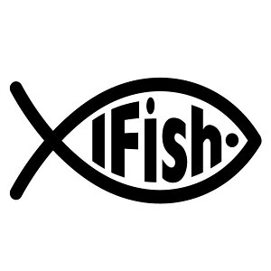 IFish�i�A�C�t�B�b�V���I�j �J�b�e�B���O�X�e�b�J�[ 2���g ����18cm×����9cm �n���h���C�h �}�X ���`�[�t �ނ� �X�e�b�J�[