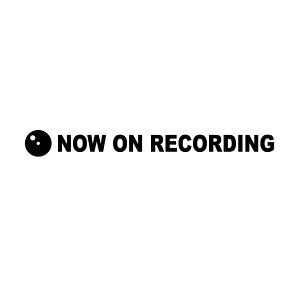 �J�b�e�B���O�X�e�b�J�[ NOW ON RECORDING 10�i�^�撆�j2���g ����19cm×����2cm