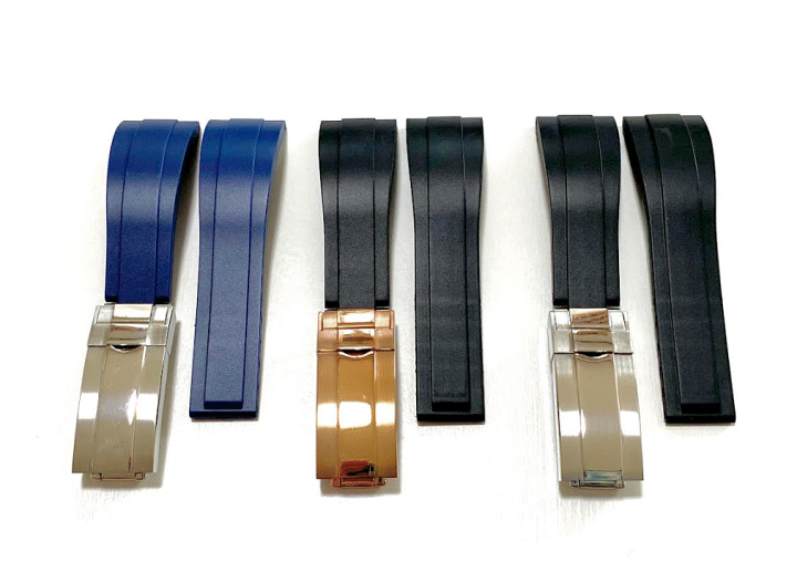 ロレックス ラバーベルト ブラウン　20mm 楽天市場】腕時計用 ラバーベルト バンド オイフレ 20mm