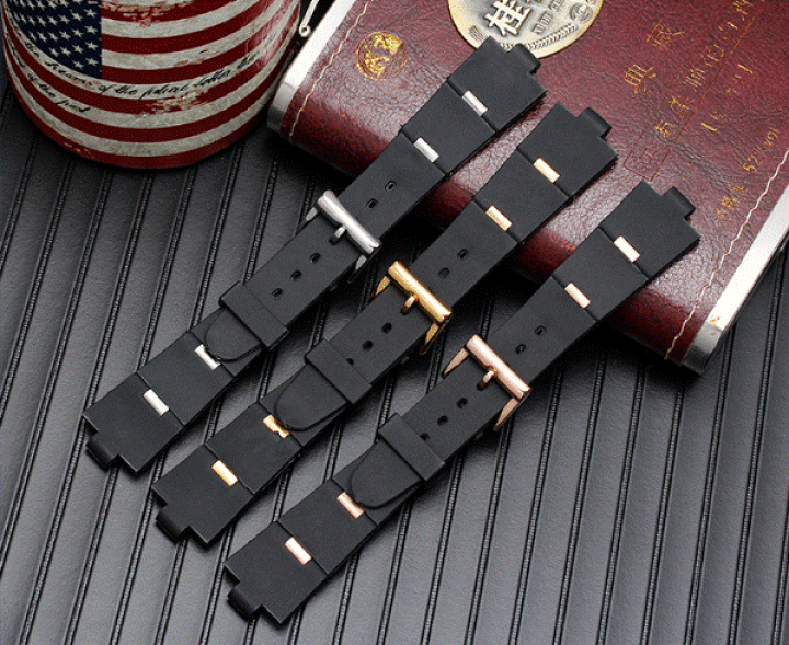 楽天市場】ディアゴノ用 ラバーベルト バンド ブラック 22mm ブルガリ