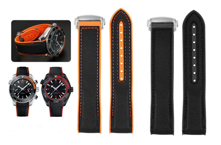 楽天市場】ラバーベルト 20mm ナイロン オメガ用 シーマスター